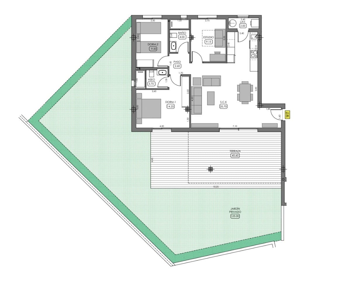 Apartment en venta en Algorfa