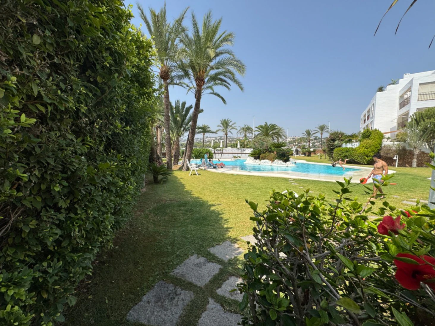 Apartamento de lujo en Moraira Club en planta baja con gran terraza cerca de la playa
