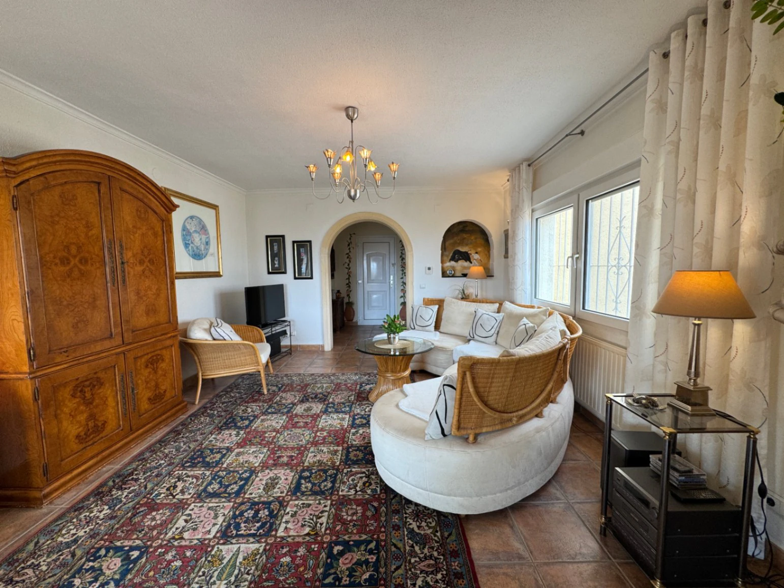 CH3400 - Villa à vendre à Moraira avec appartement d’invités et vue sur la mer