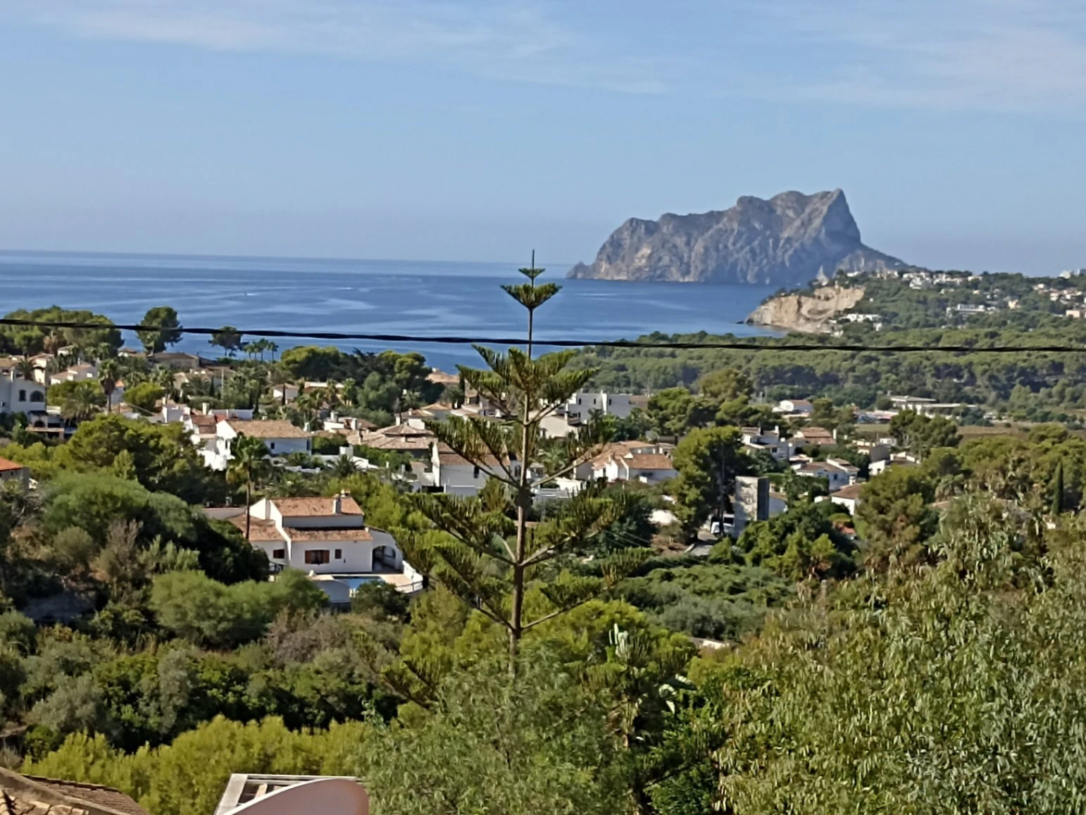 Apartamento en venta en Moraira con vistas al mar en zona Paichi