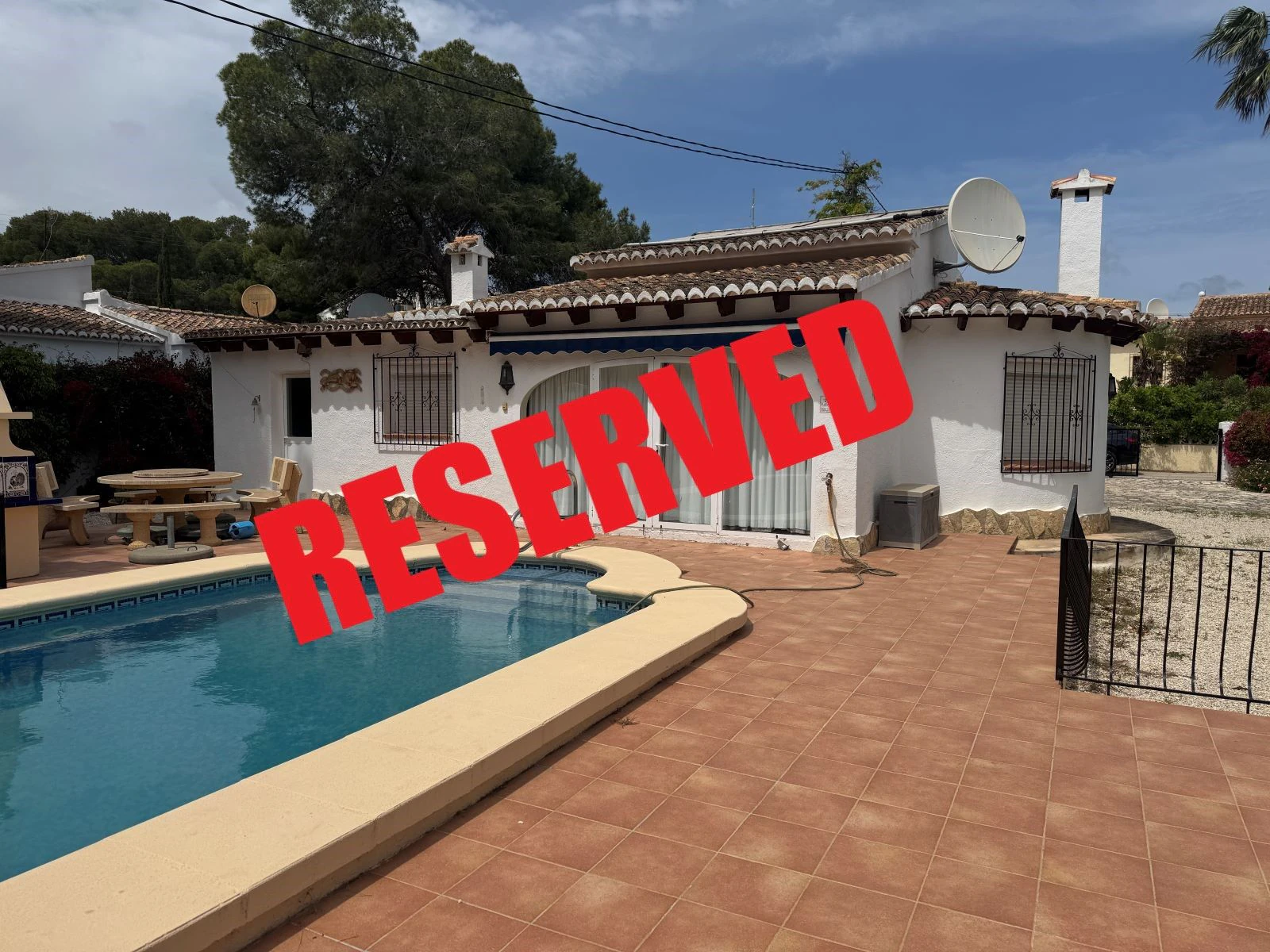 CH3405 - Villa for sale in Moraira | Single level, private pool, close to the beach (Cometa)
