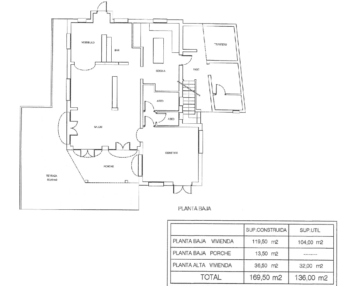 L0079 - Freehold commercial property for sale with studio + terraces in Moraira (Benissa Costa)