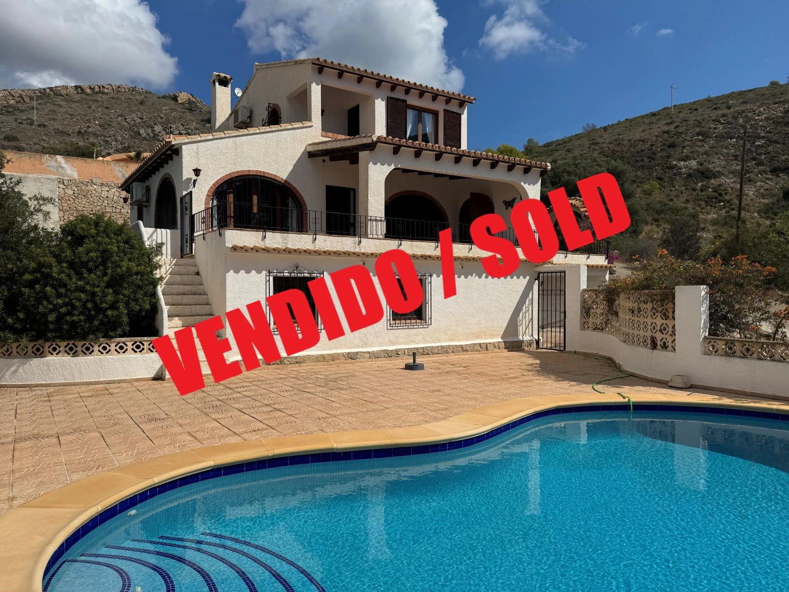 CH3373 - Villa in El Portet, Moraira with sea views and expansion potential