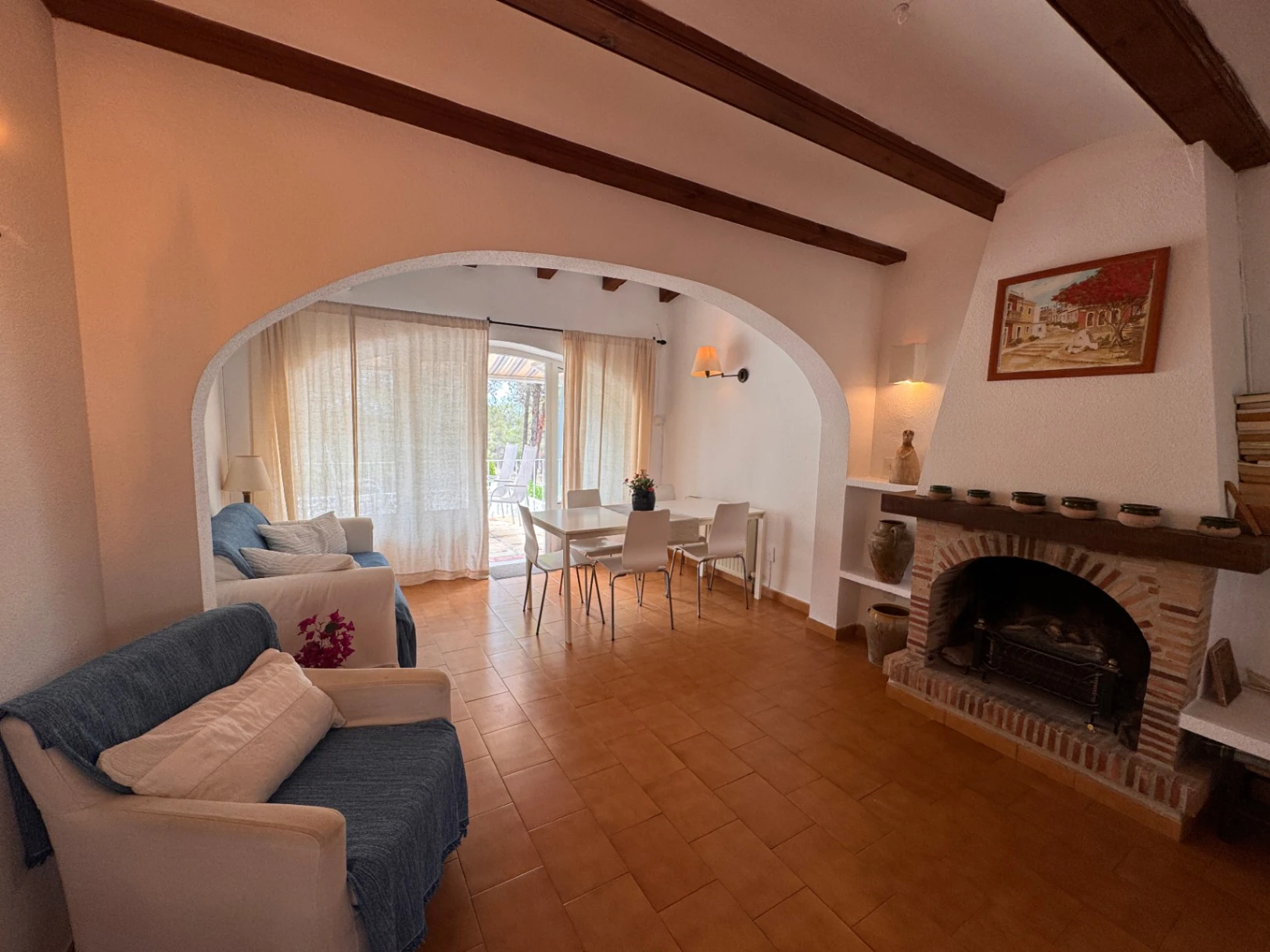 B1497 - Semi-detached bungalow for sale in Moraira with communal pool, step-free access, near beach, services and golf