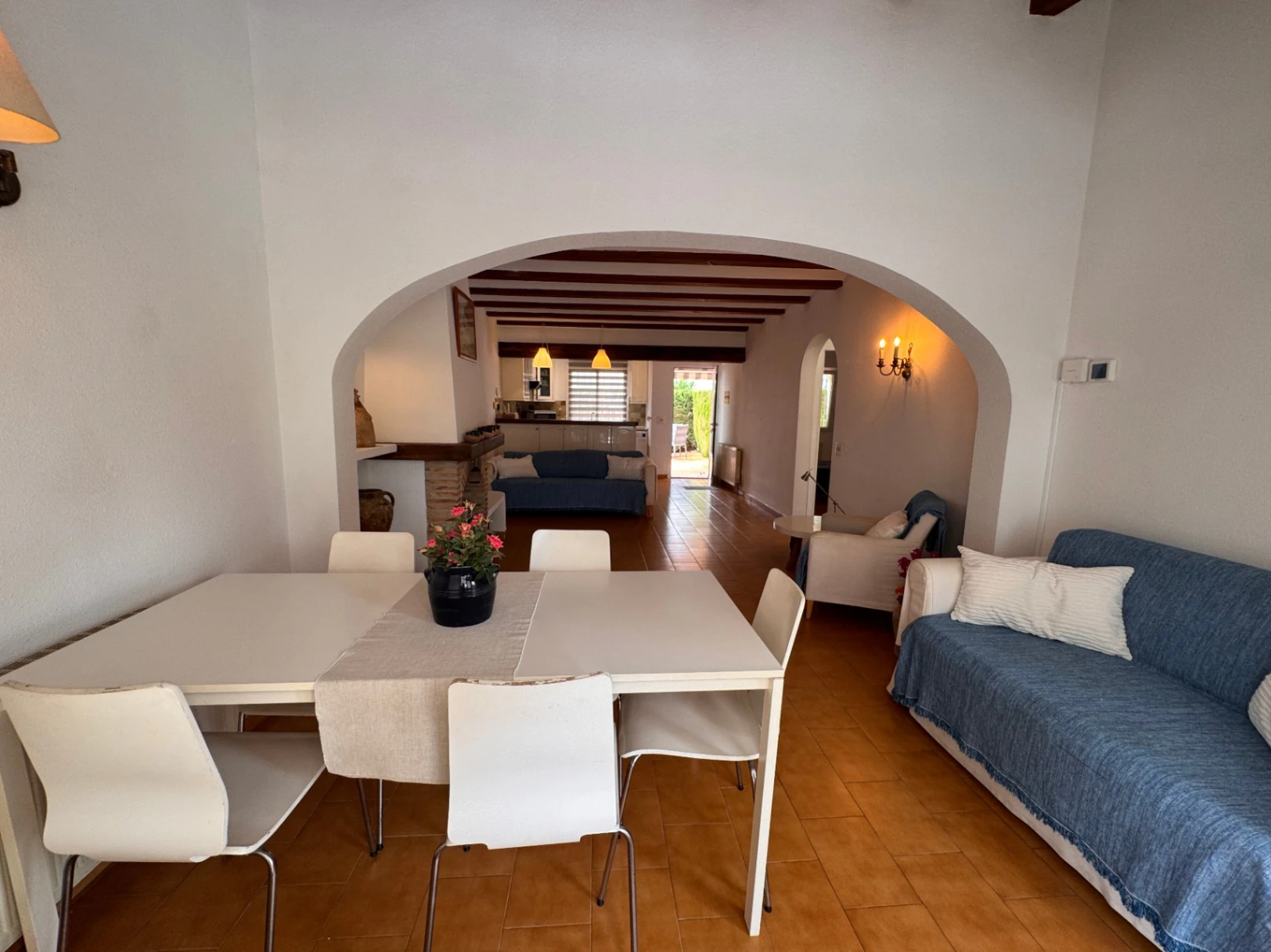 B1497 - Semi-detached bungalow for sale in Moraira with communal pool, step-free access, near beach, services and golf