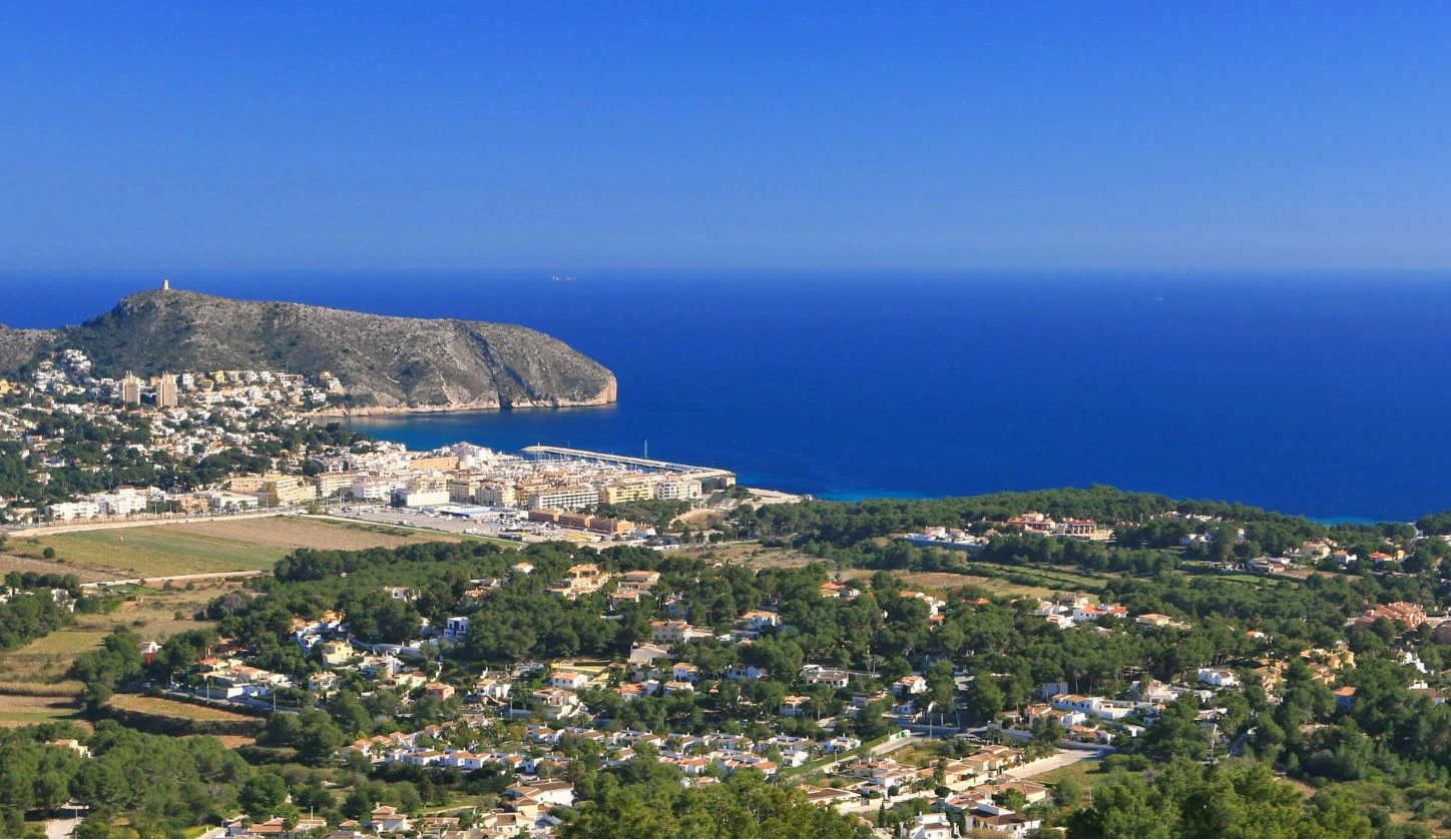 CH3411 - Fantastisk villa med panoramautsikt över havet till salu i Moraira Benimeit, privat pool och 4 sovrum