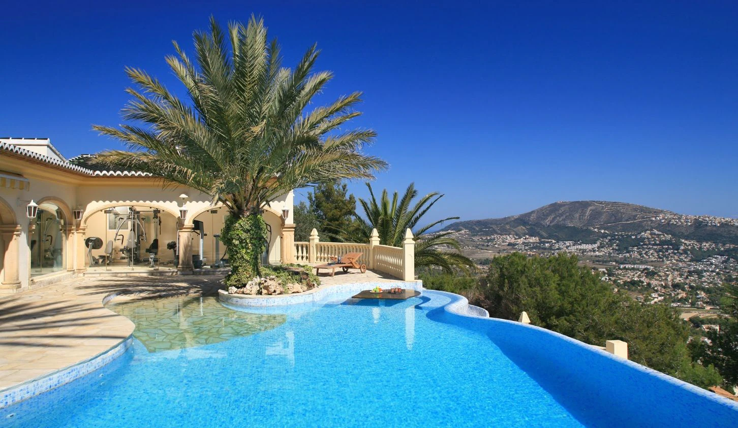 CH3411 - Fantastisk villa med panoramautsikt över havet till salu i Moraira Benimeit, privat pool och 4 sovrum