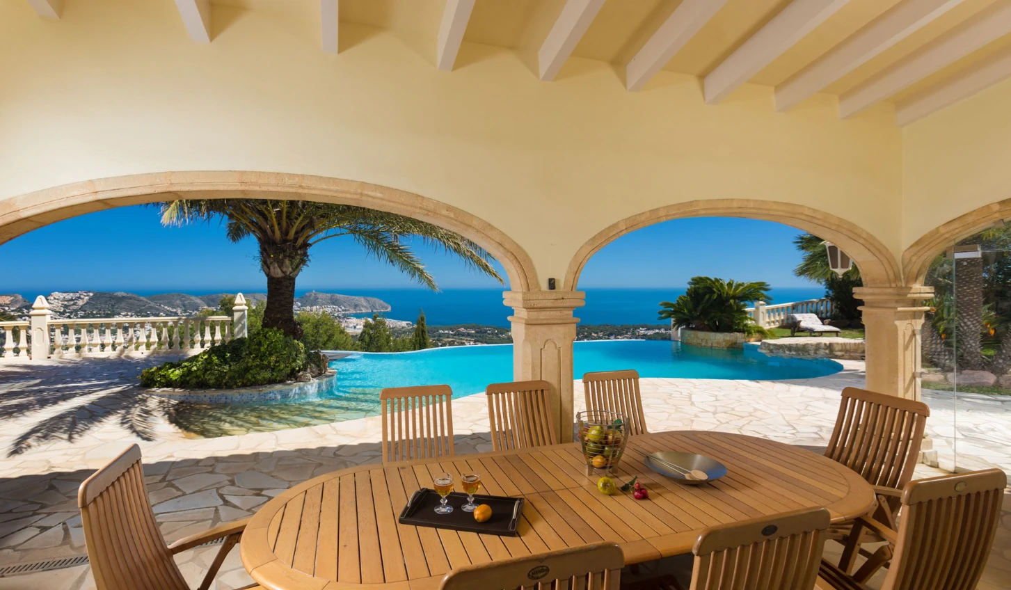 CH3411 - Fantastisk villa med panoramautsikt över havet till salu i Moraira Benimeit, privat pool och 4 sovrum