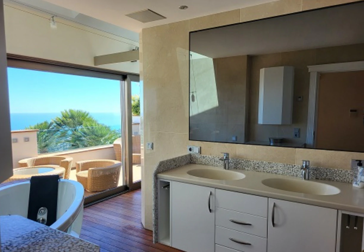 CH3411 - Fantastisk villa med panoramautsikt över havet till salu i Moraira Benimeit, privat pool och 4 sovrum