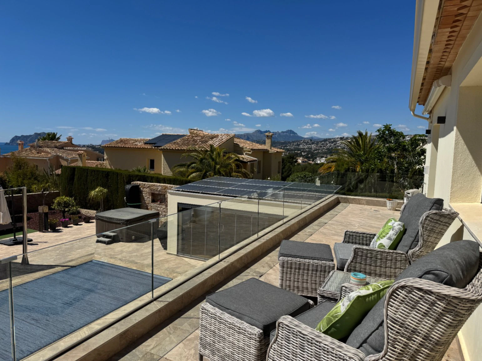 CH3402 - Exklusiv lyxvilla med panoramautsikt över havet i El Portet Moraira, Costa Blanca Spanien