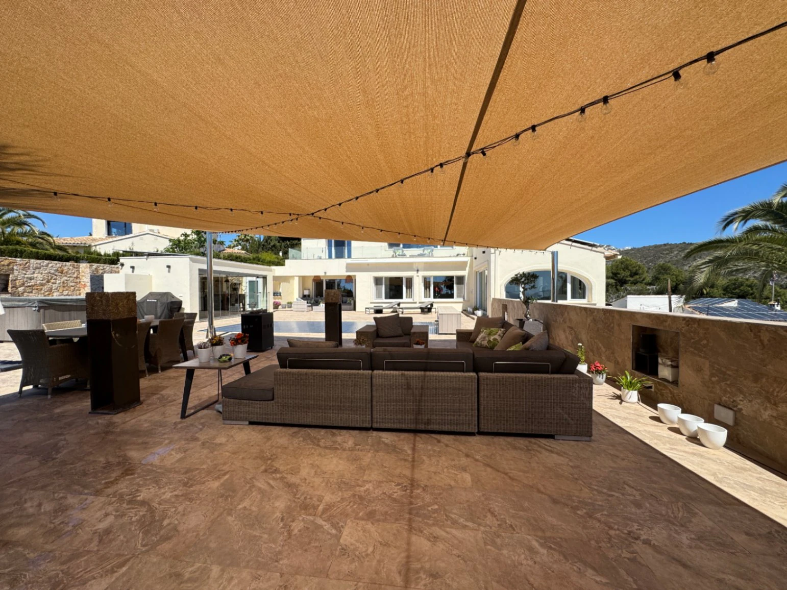 CH3402 - Exklusiv lyxvilla med panoramautsikt över havet i El Portet Moraira, Costa Blanca Spanien