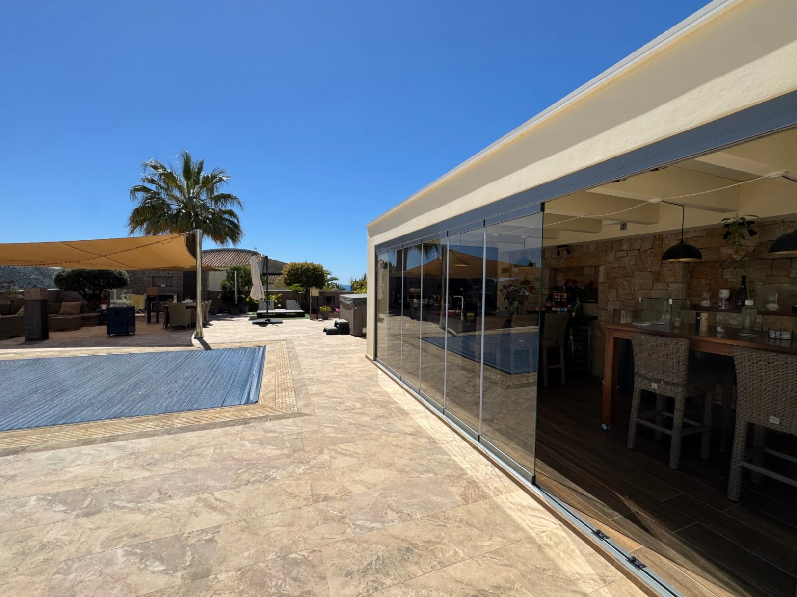 CH3402 - Exklusiv lyxvilla med panoramautsikt över havet i El Portet Moraira, Costa Blanca Spanien
