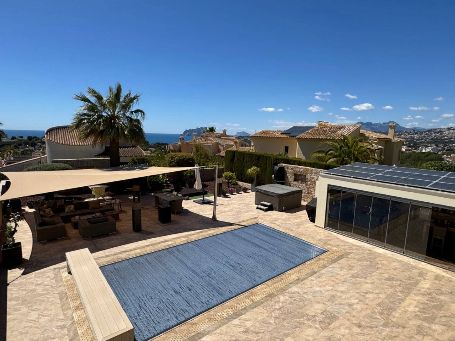 CH3402 - Exklusiv lyxvilla med panoramautsikt över havet i El Portet Moraira, Costa Blanca Spanien