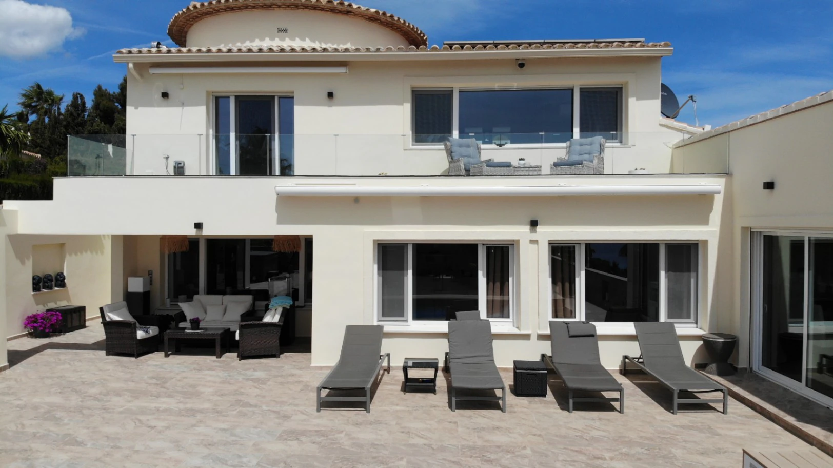 CH3402 - Exklusiv lyxvilla med panoramautsikt över havet i El Portet Moraira, Costa Blanca Spanien