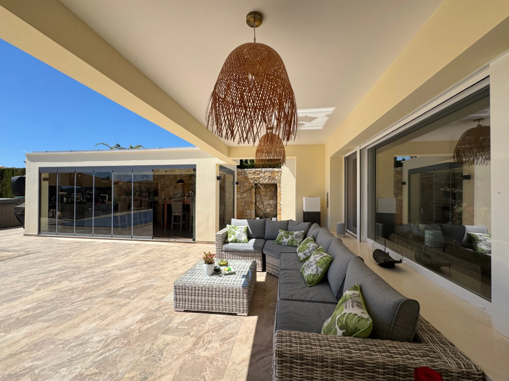 CH3402 - Exklusiv lyxvilla med panoramautsikt över havet i El Portet Moraira, Costa Blanca Spanien