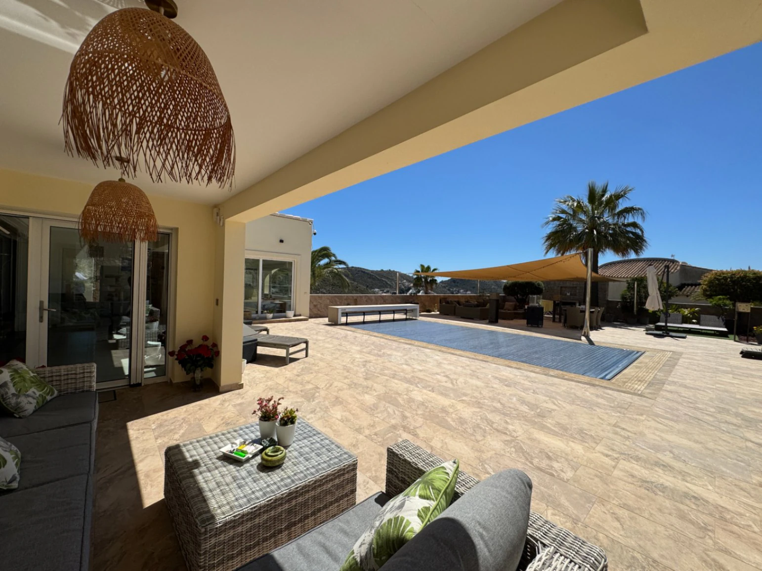 CH3402 - Exklusiv lyxvilla med panoramautsikt över havet i El Portet Moraira, Costa Blanca Spanien