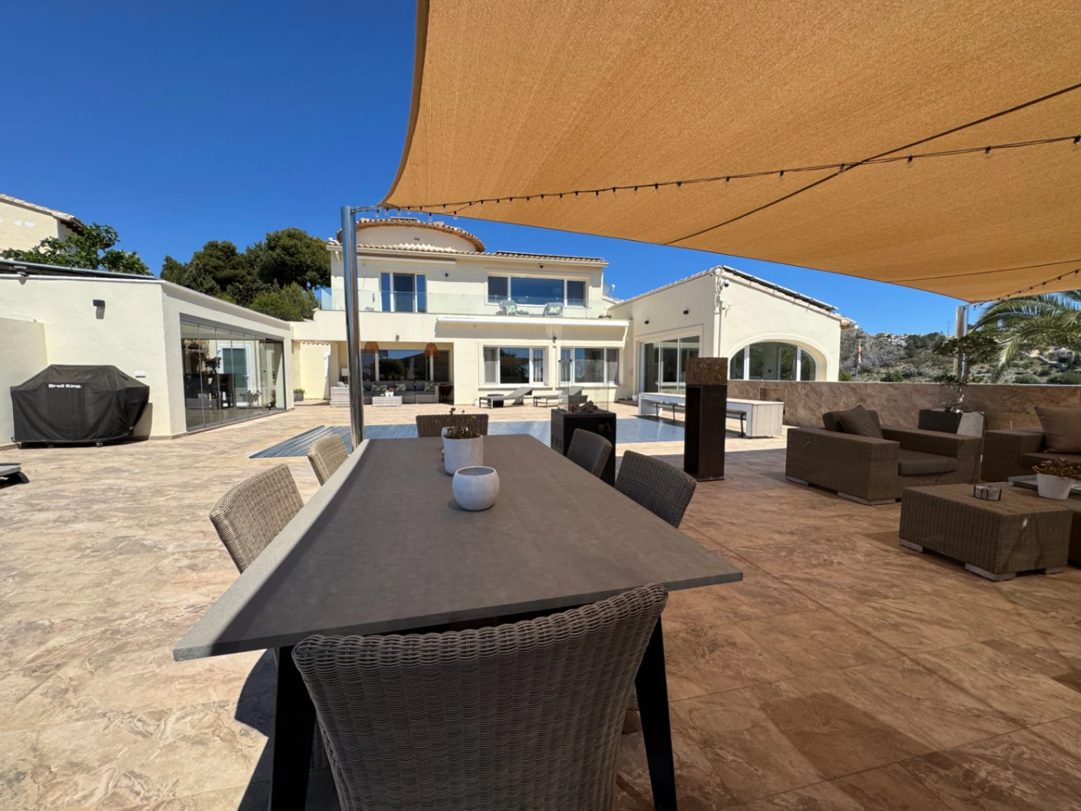 CH3402 - Exklusiv lyxvilla med panoramautsikt över havet i El Portet Moraira, Costa Blanca Spanien