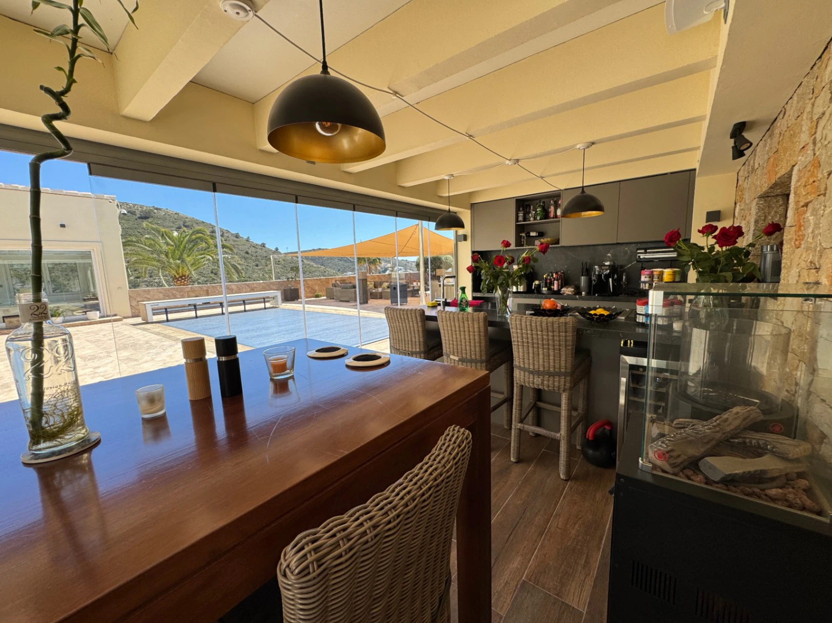 CH3402 - Exklusiv lyxvilla med panoramautsikt över havet i El Portet Moraira, Costa Blanca Spanien