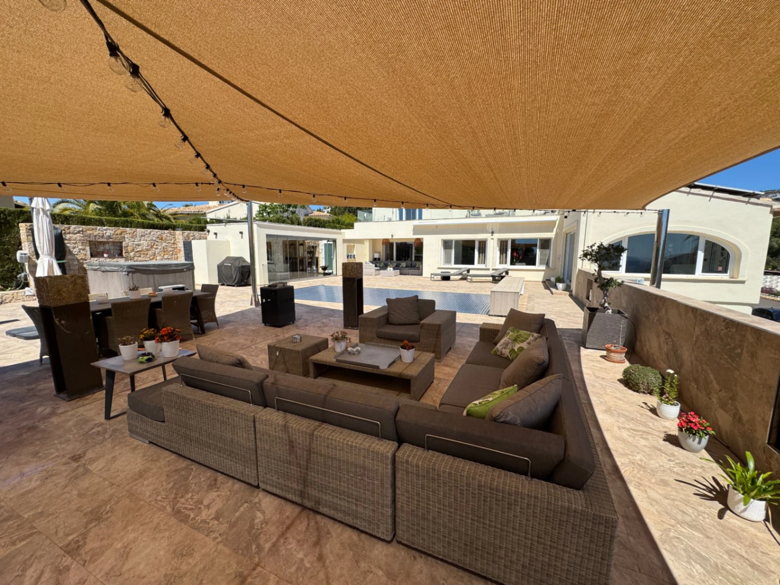 CH3402 - Exklusiv lyxvilla med panoramautsikt över havet i El Portet Moraira, Costa Blanca Spanien