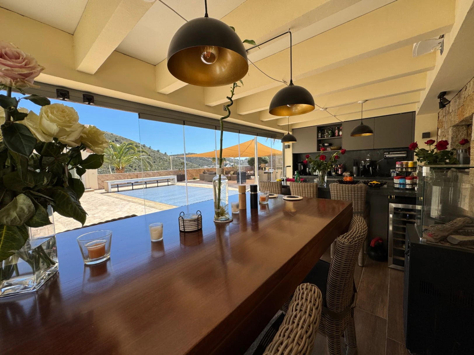 CH3402 - Exklusiv lyxvilla med panoramautsikt över havet i El Portet Moraira, Costa Blanca Spanien