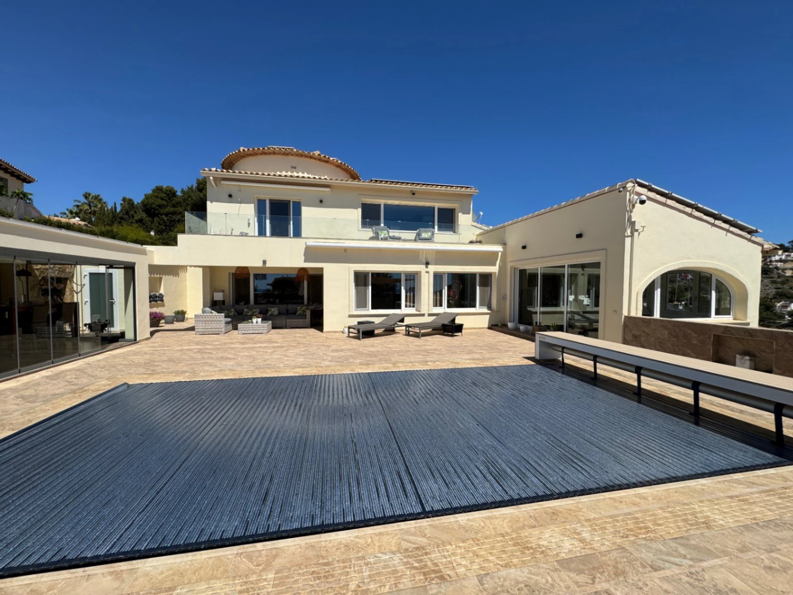 CH3402 - Exklusiv lyxvilla med panoramautsikt över havet i El Portet Moraira, Costa Blanca Spanien