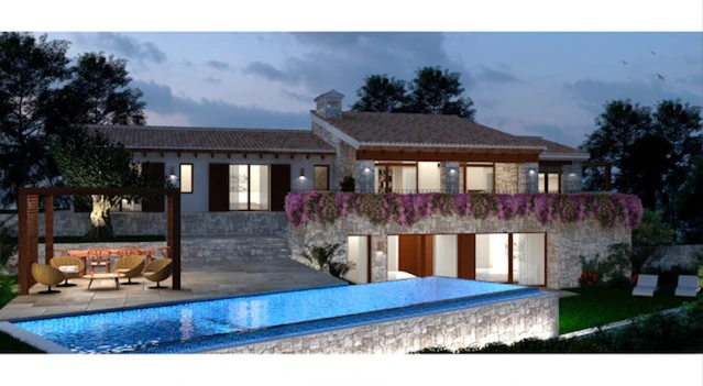 Projekt: Moderne Luxusvilla mit wunderschönem Meerblick