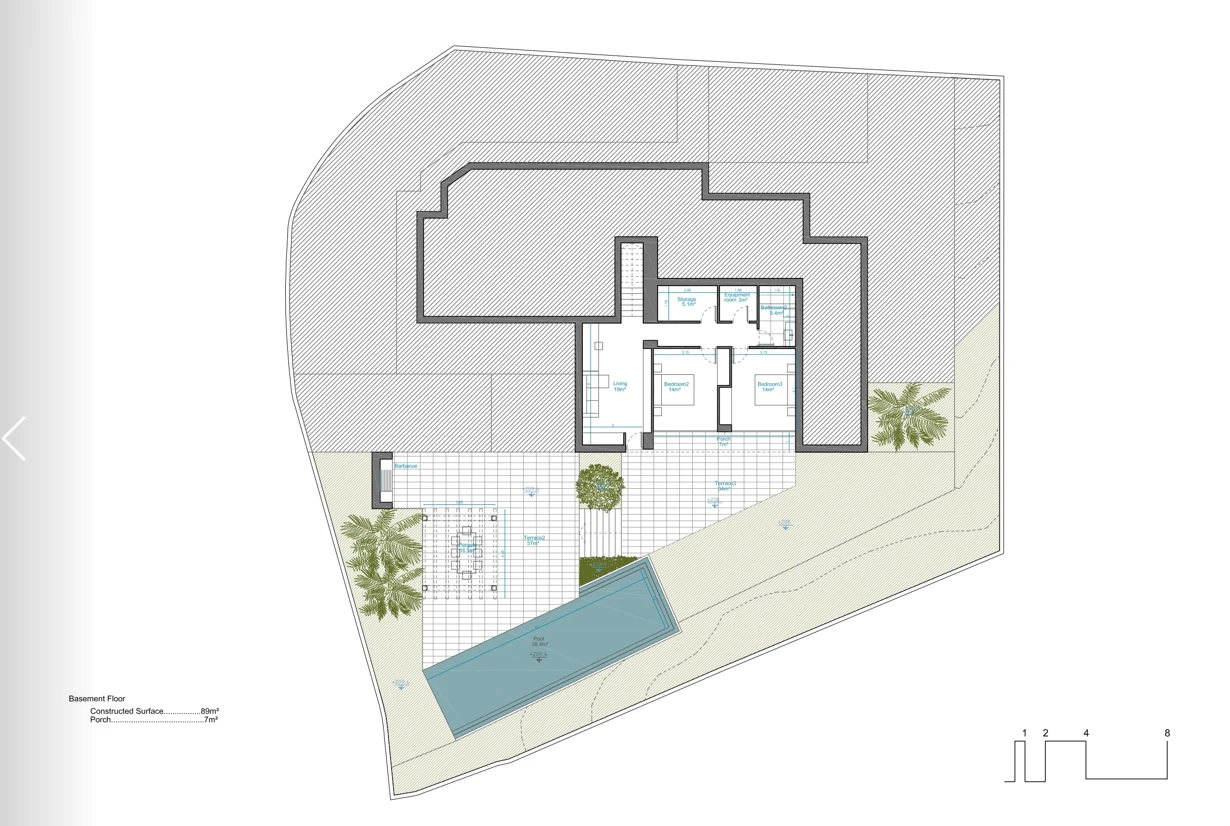 Projekt: Moderne Luxusvilla mit wunderschönem Meerblick