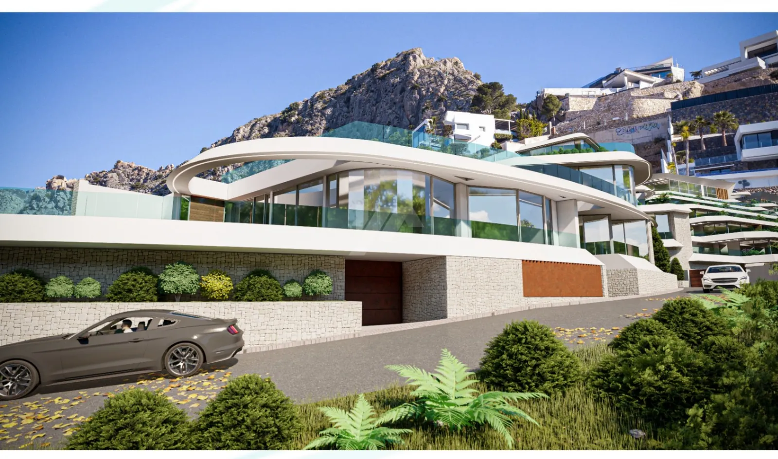 Luxe villa's met uitzicht op zee te koop in Altea. Costa Blanca.