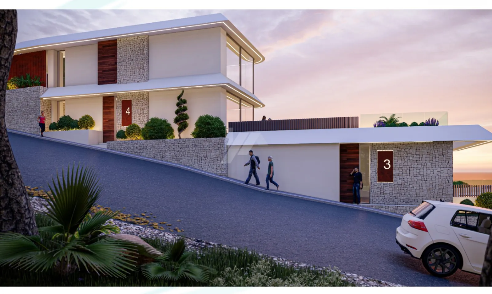 Appartementen met uitzicht op zee te koop in Altea, Costa Blanca.