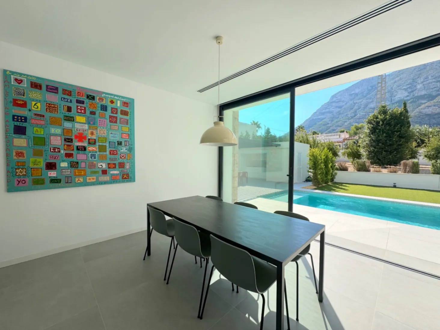 Villa met uitzicht op de Montgó, energielabel A en verwarmd zwembad - Denia