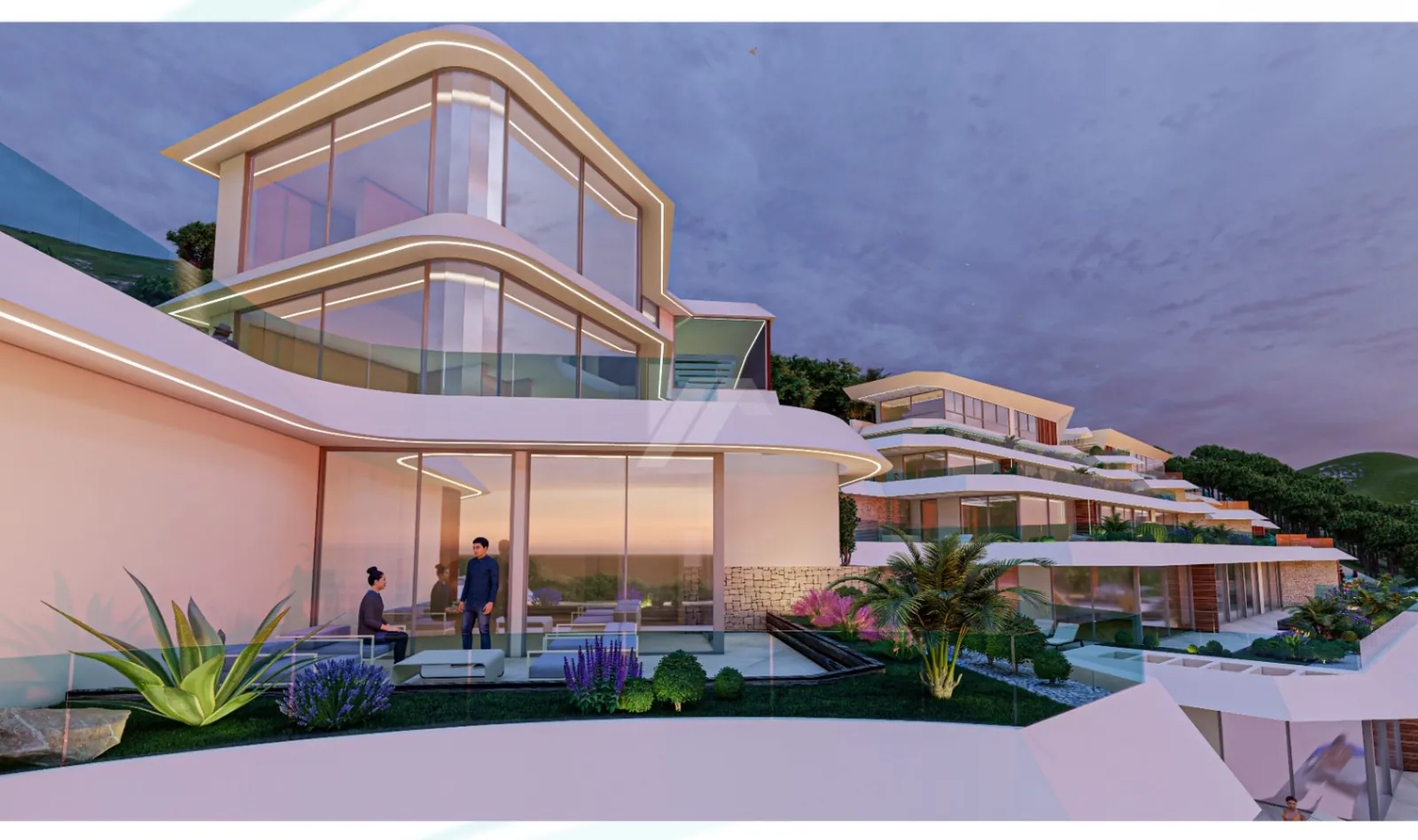 Appartementen met uitzicht op zee te koop in Altea, Costa Blanca.