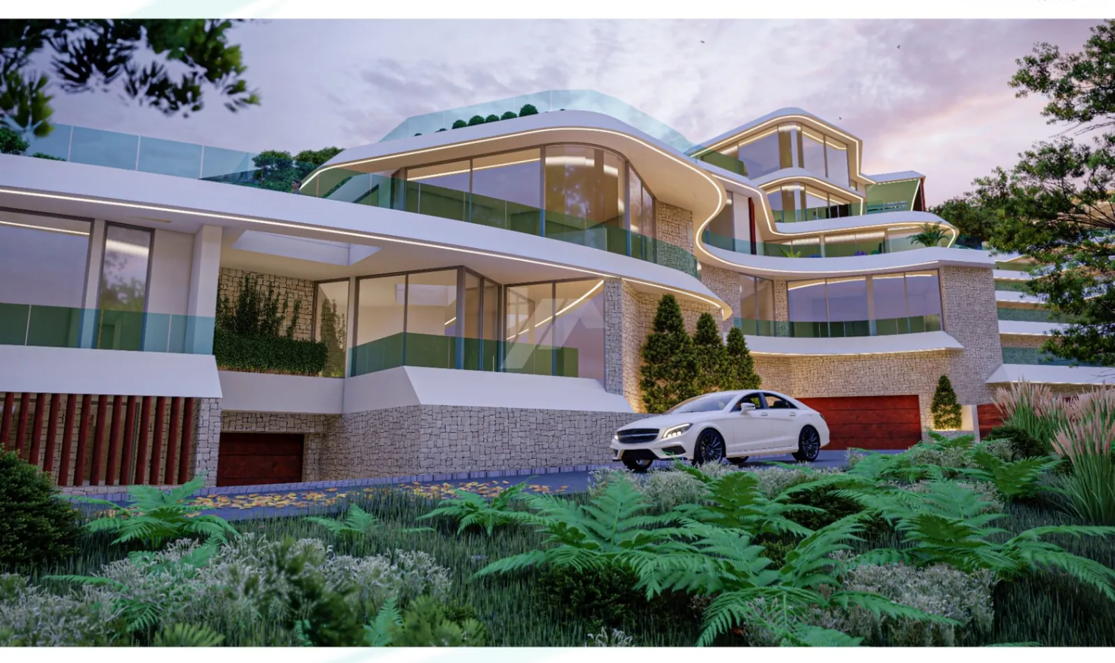Luxe villa's met uitzicht op zee te koop in Altea. Costa Blanca.