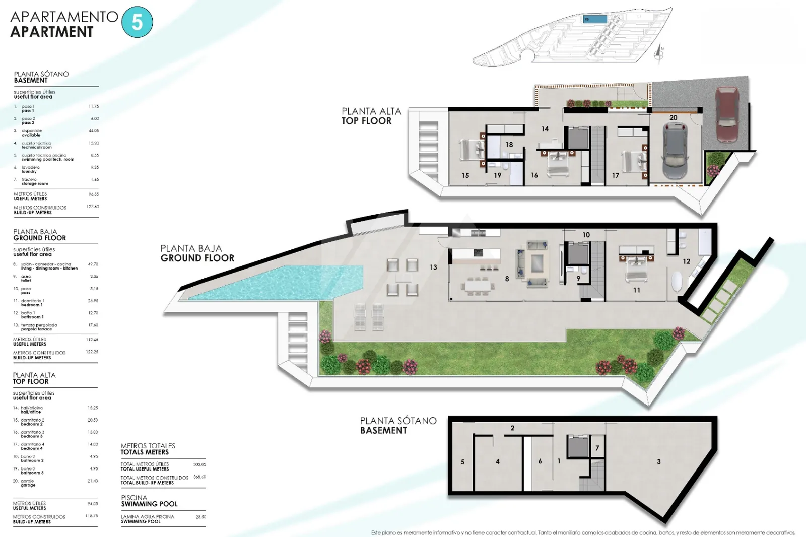Penthouse te koop met zeezicht in Altea, Costa Blanca.
