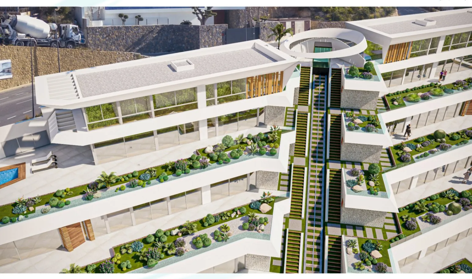 Penthouse te koop met zeezicht in Altea, Costa Blanca.