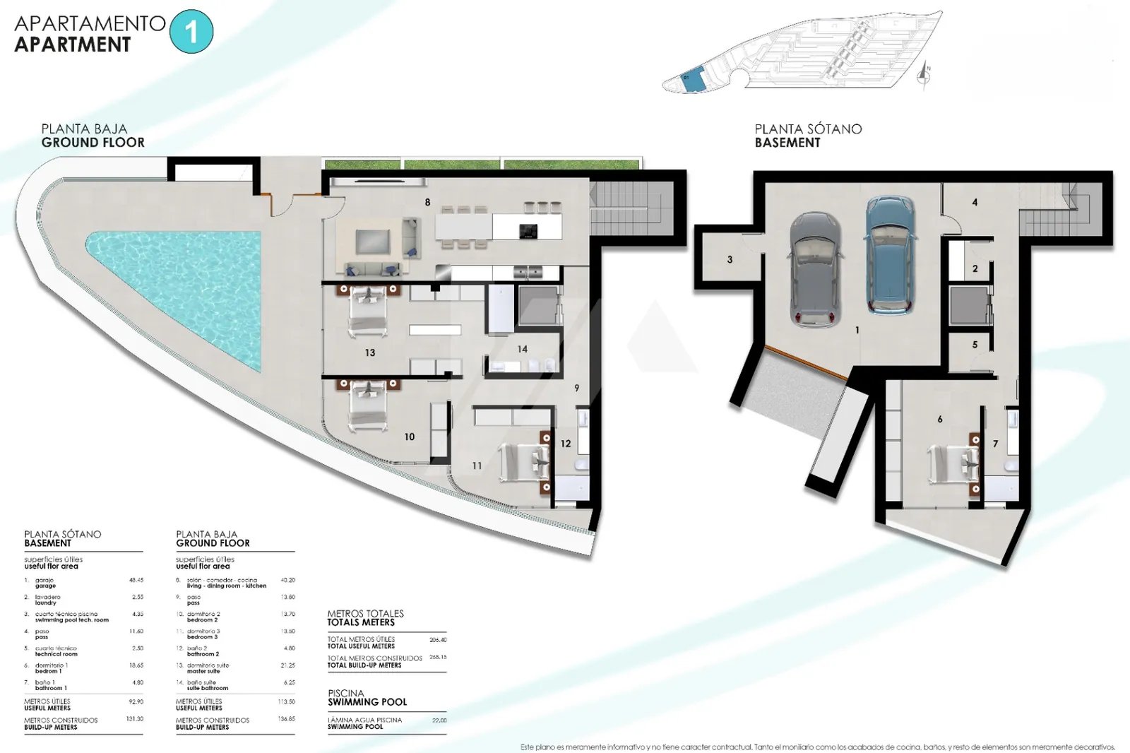 Penthouse te koop met zeezicht in Altea, Costa Blanca.