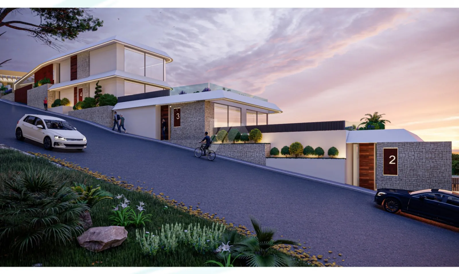 Appartementen met uitzicht op zee te koop in Altea, Costa Blanca.