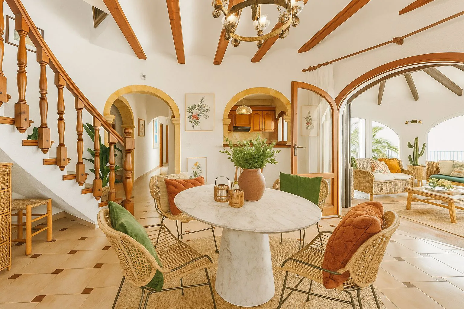 Villa met een groot perceel te koop in Moraira