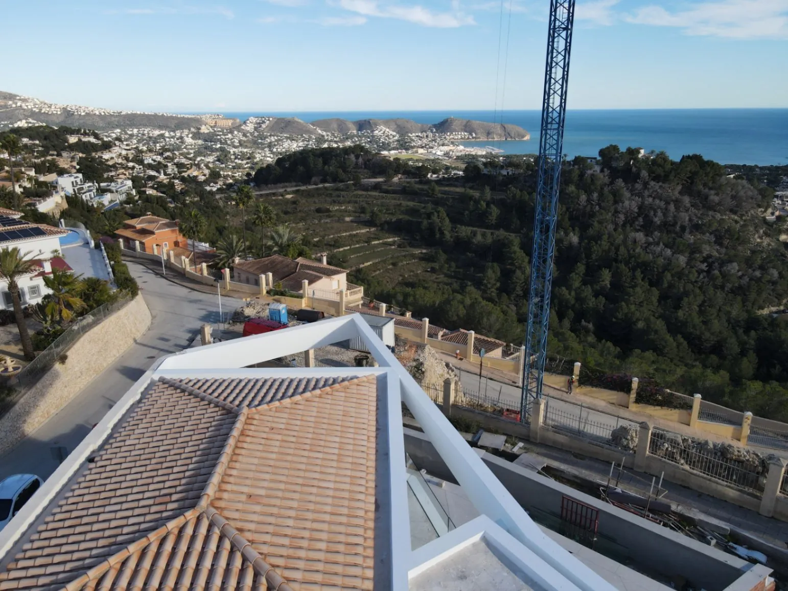 Luxe villa met uitzicht op de hele kust in Moraira
