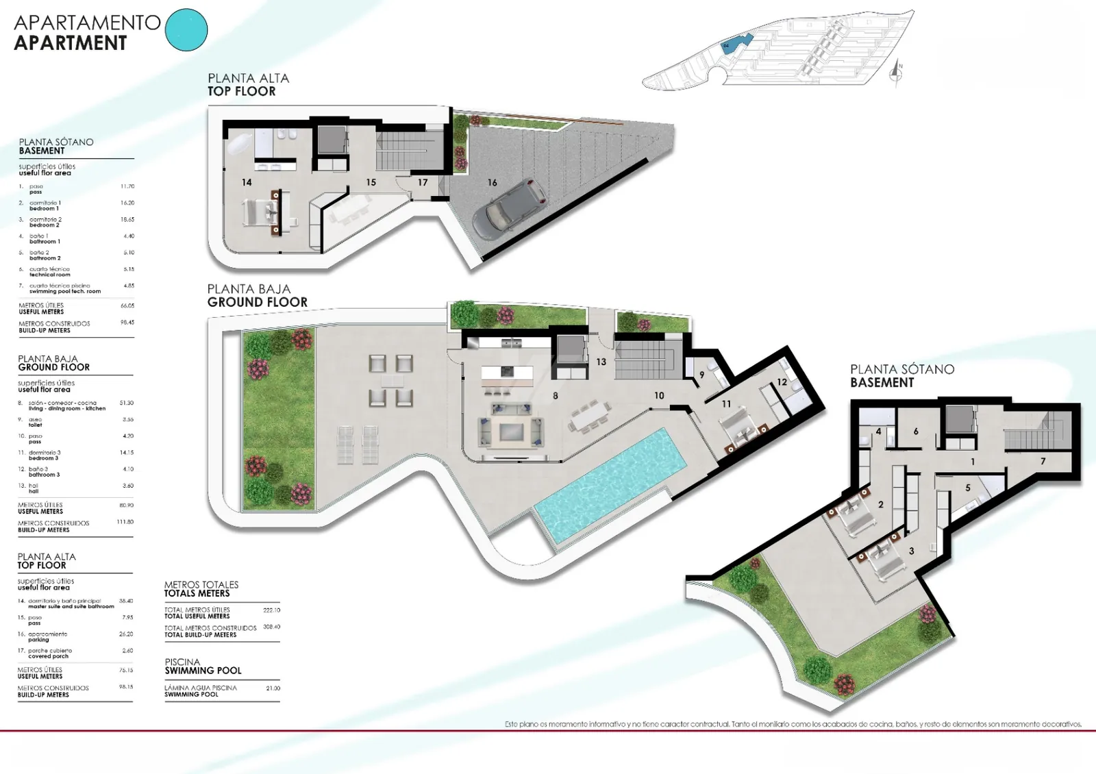 Appartementen met uitzicht op zee te koop in Altea, Costa Blanca.