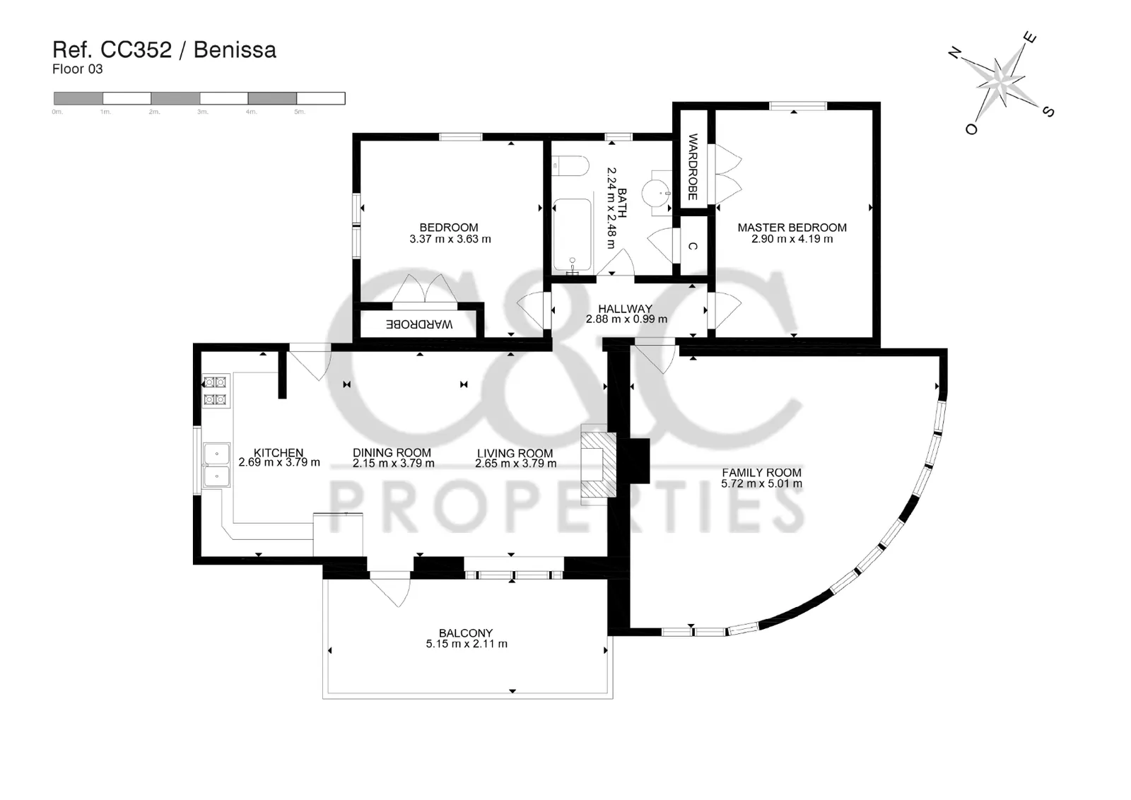 Villa te koop in Benissa, Montemar, met privézwembad.