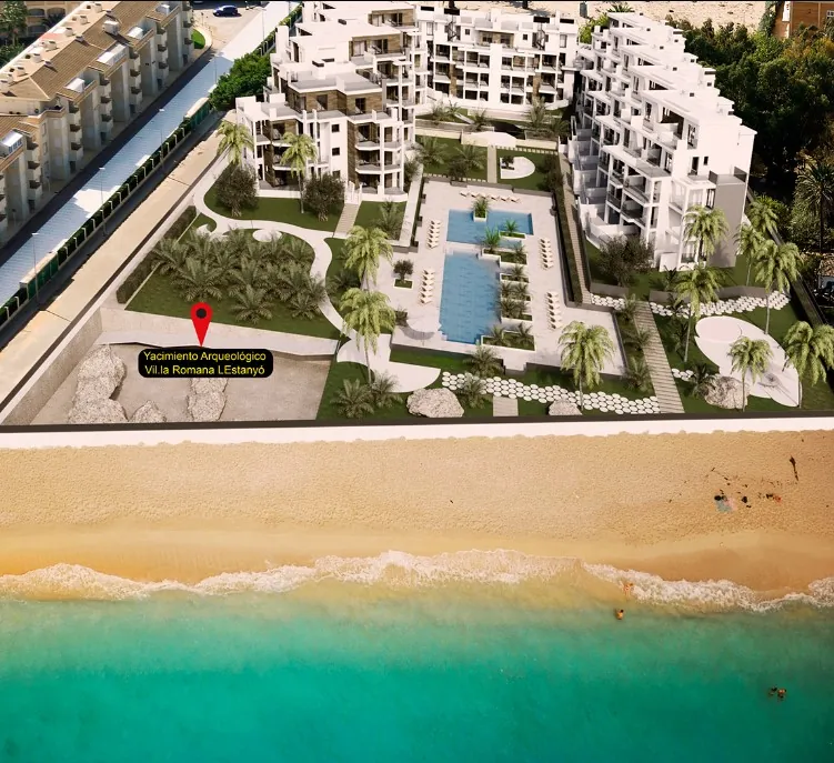 Nieuwbouw appartement aan het strand in Dénia