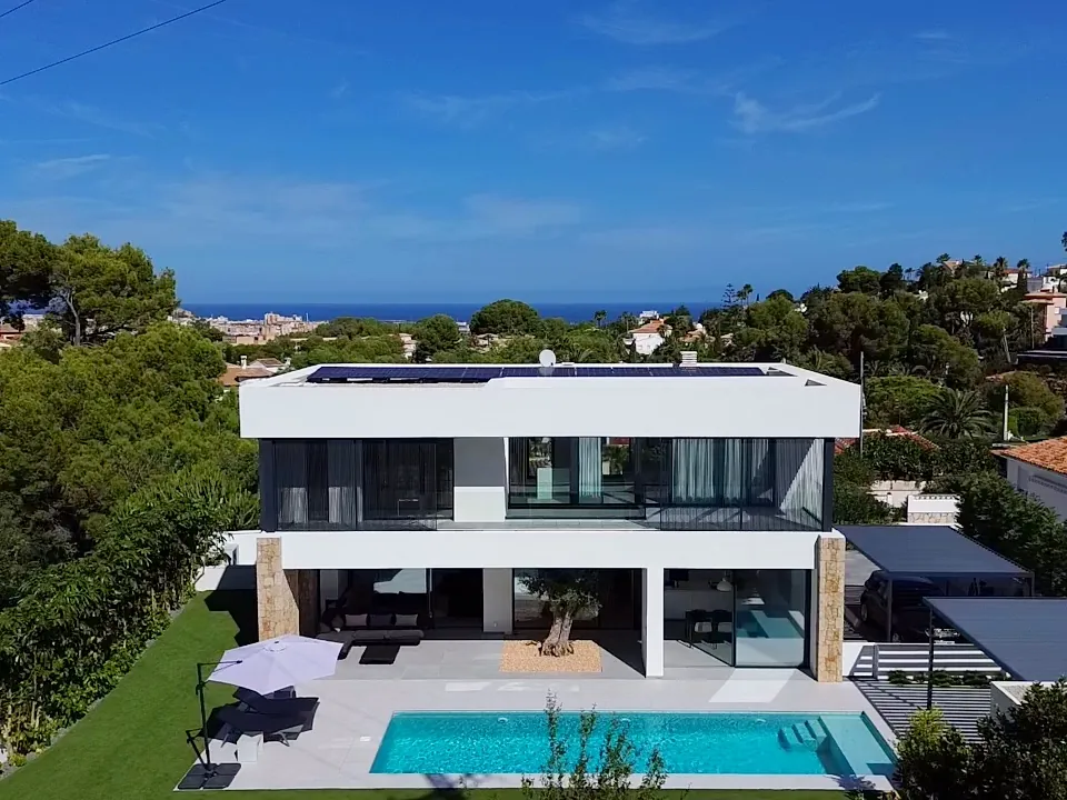 Villa met uitzicht op de Montgó, energielabel A en verwarmd zwembad - Denia
