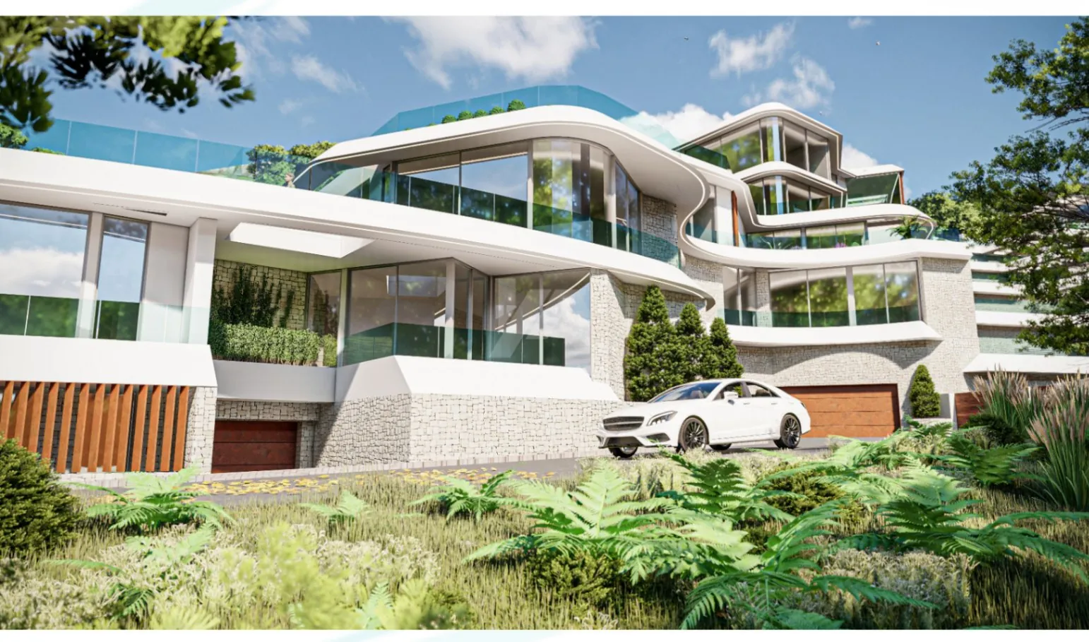 Luxe villa's met uitzicht op zee te koop in Altea. Costa Blanca.