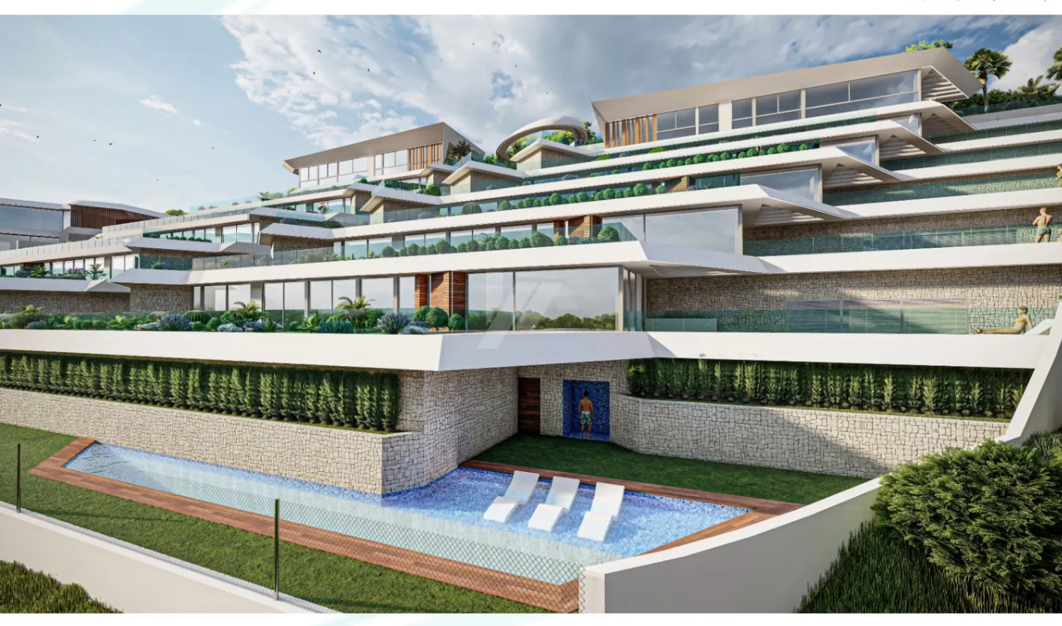 Appartementen met uitzicht op zee te koop in Altea, Costa Blanca.