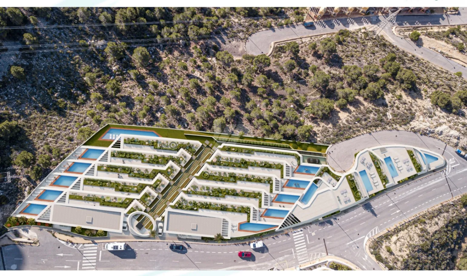 Luxe villa's met uitzicht op zee te koop in Altea. Costa Blanca.