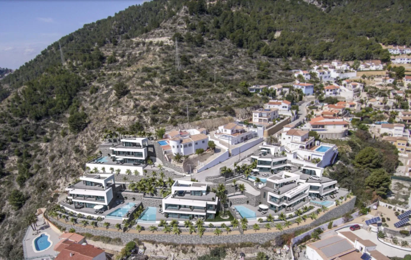 Nieuwbouwvilla onder constructie te koop in Partida Cucarres, Calpe