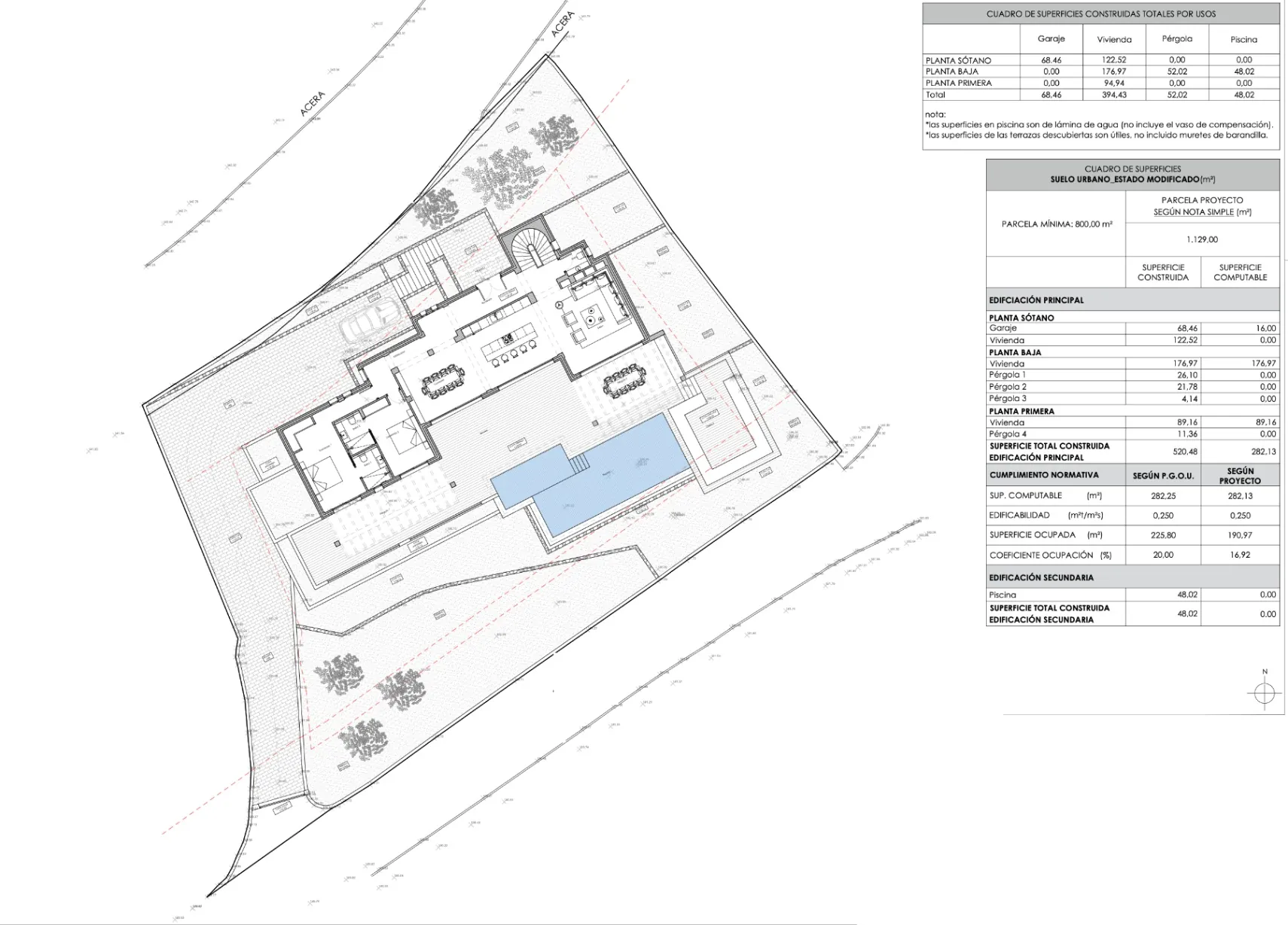 Project voor een nieuwbouw villa te koop met panoramisch zeezicht in Raco del Galeno, Benissa
