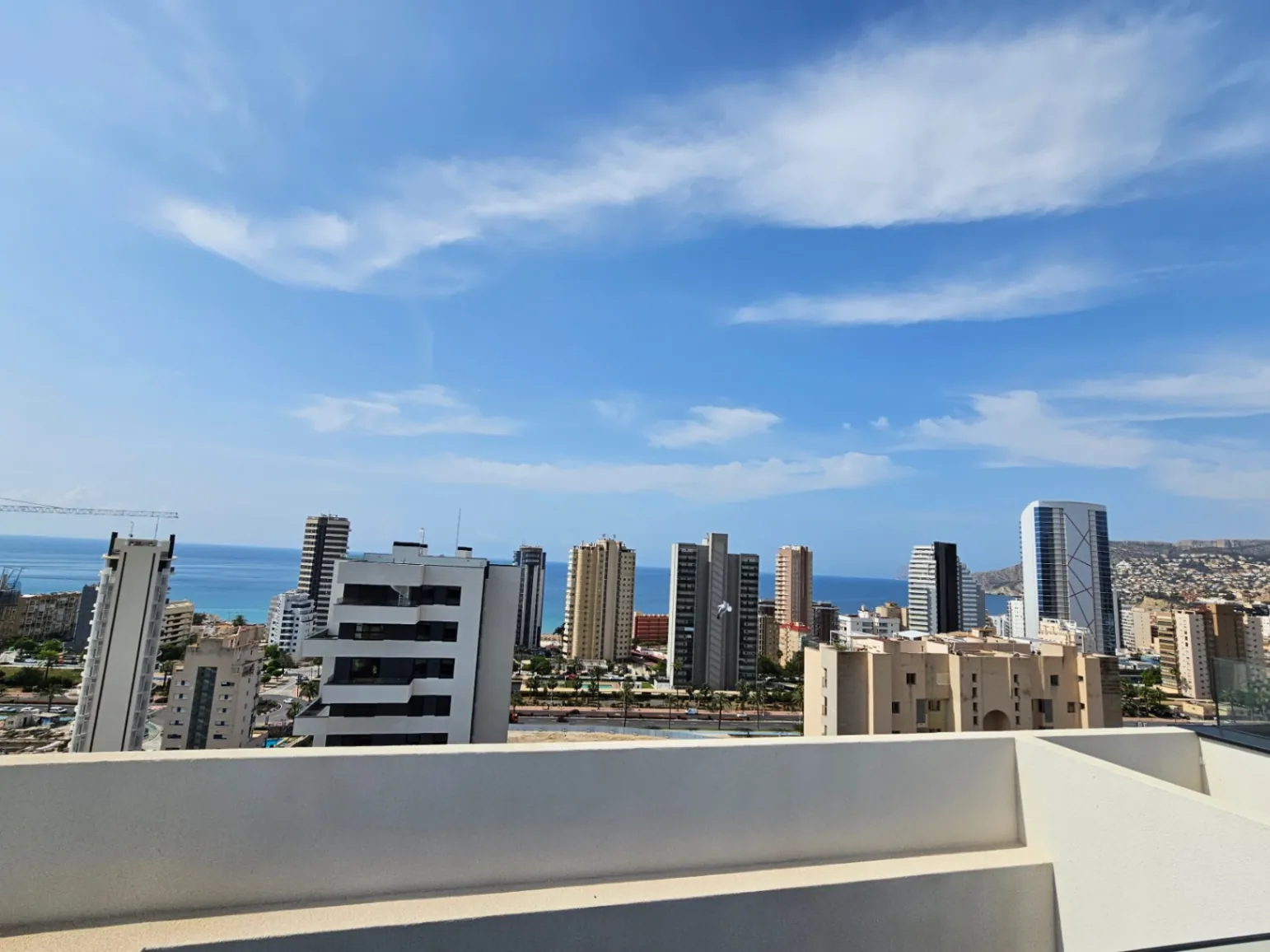 Nieuwbouw penthouse met zeezicht te koop in Centrum Calpe