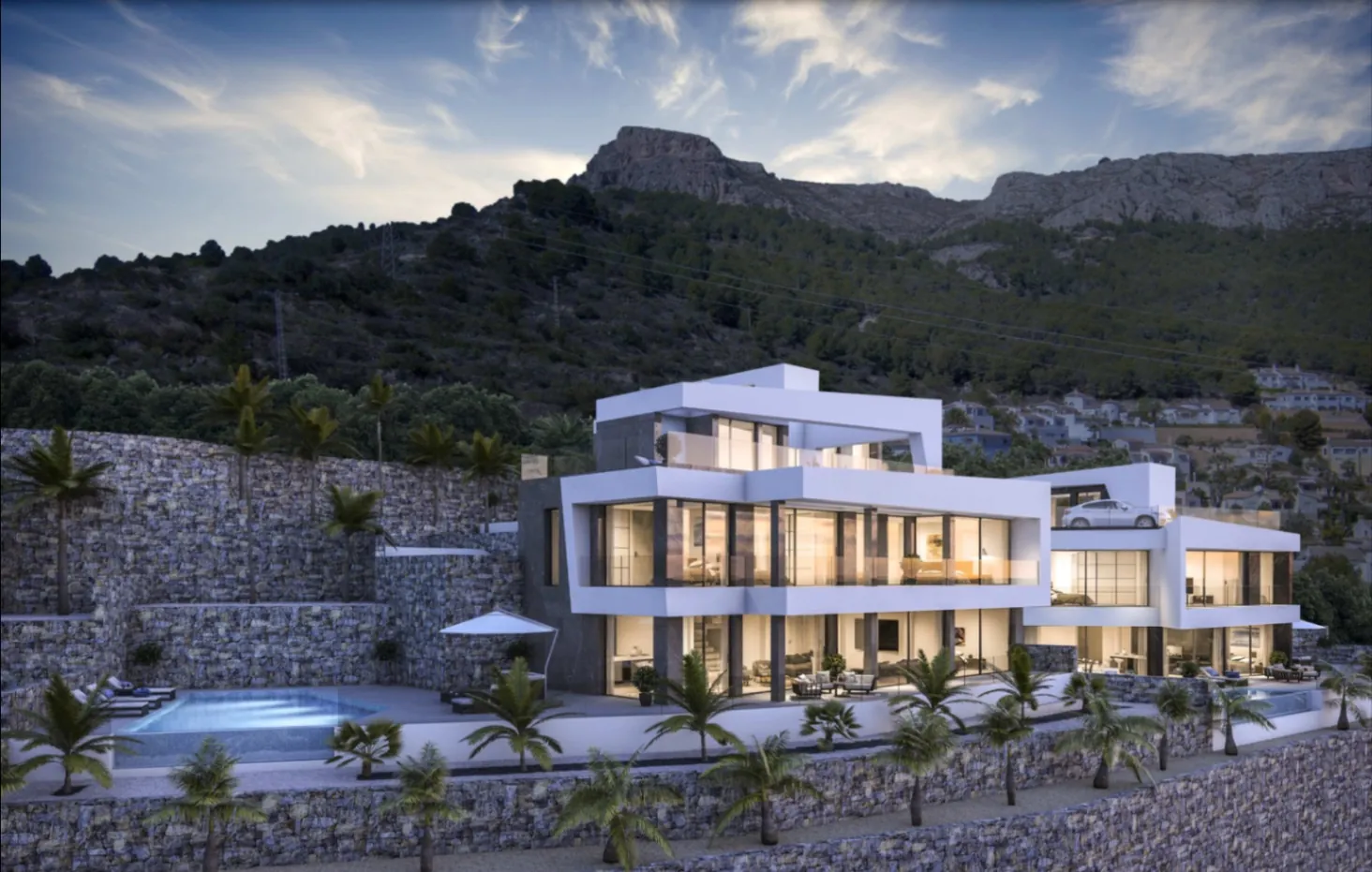 Nieuwbouwvilla onder constructie te koop in Partida Cucarres, Calpe