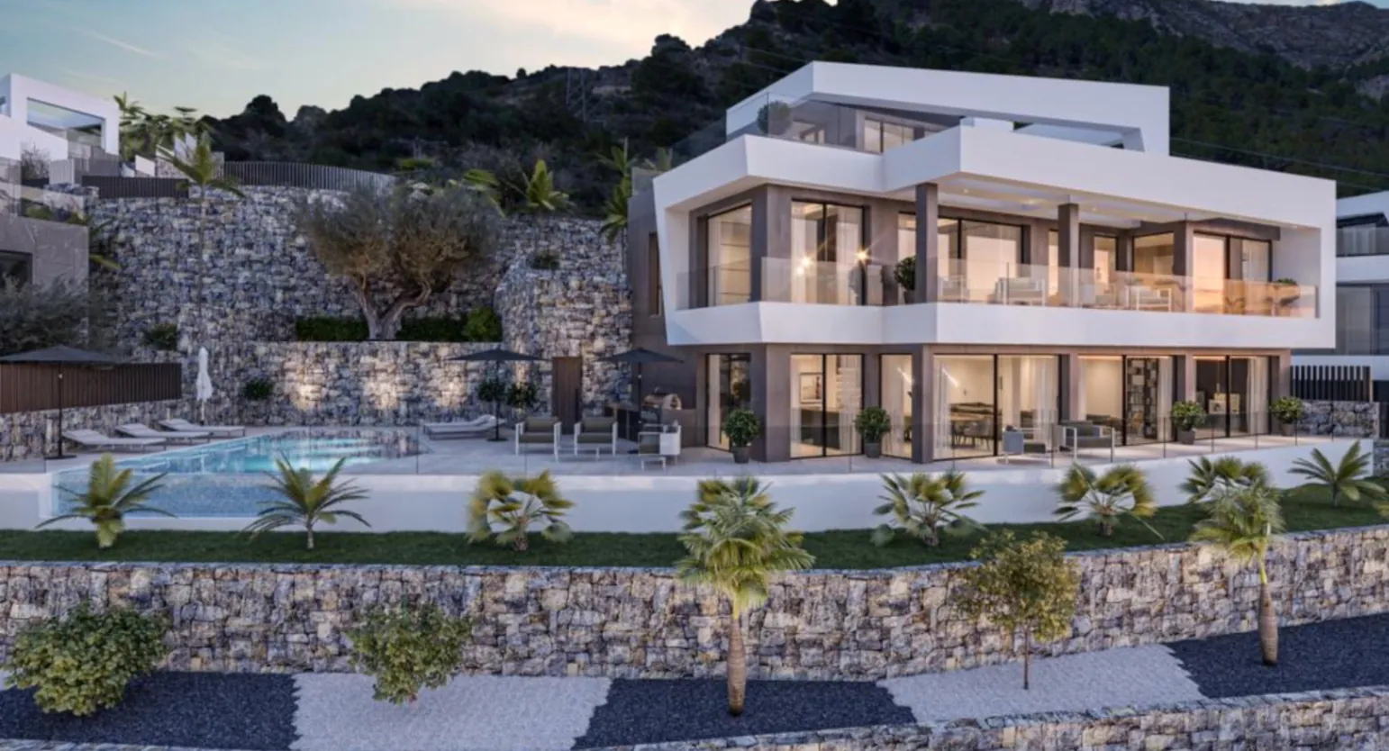 Nieuwbouwvilla onder constructie te koop in Partida Cucarres, Calpe